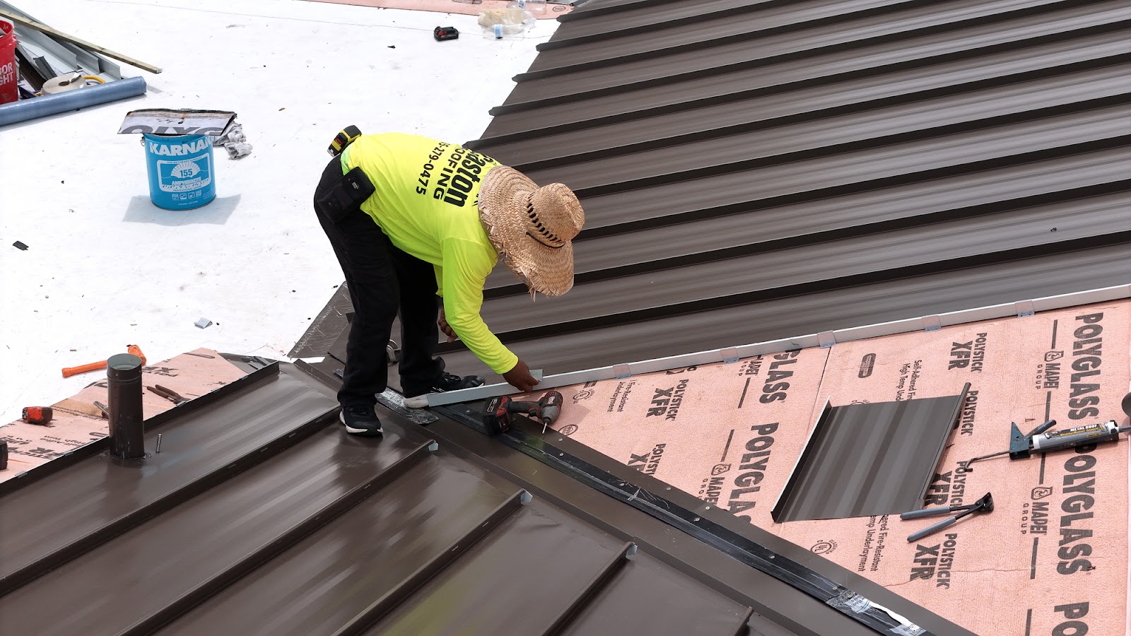 Caston Roofing work