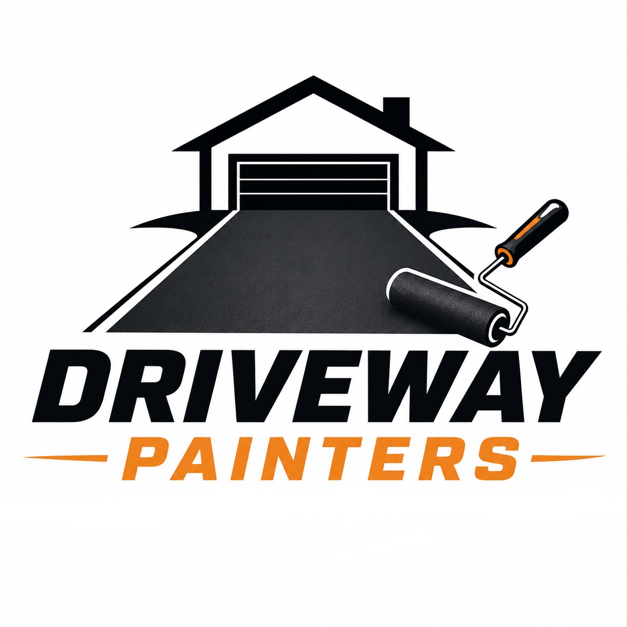 Driveway painters work