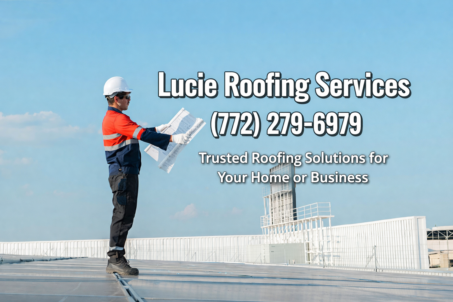 Lucie Roofing Srevices work