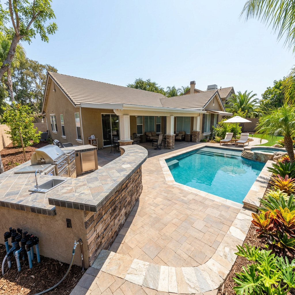 LUXE LANDSCAPING & LAW work